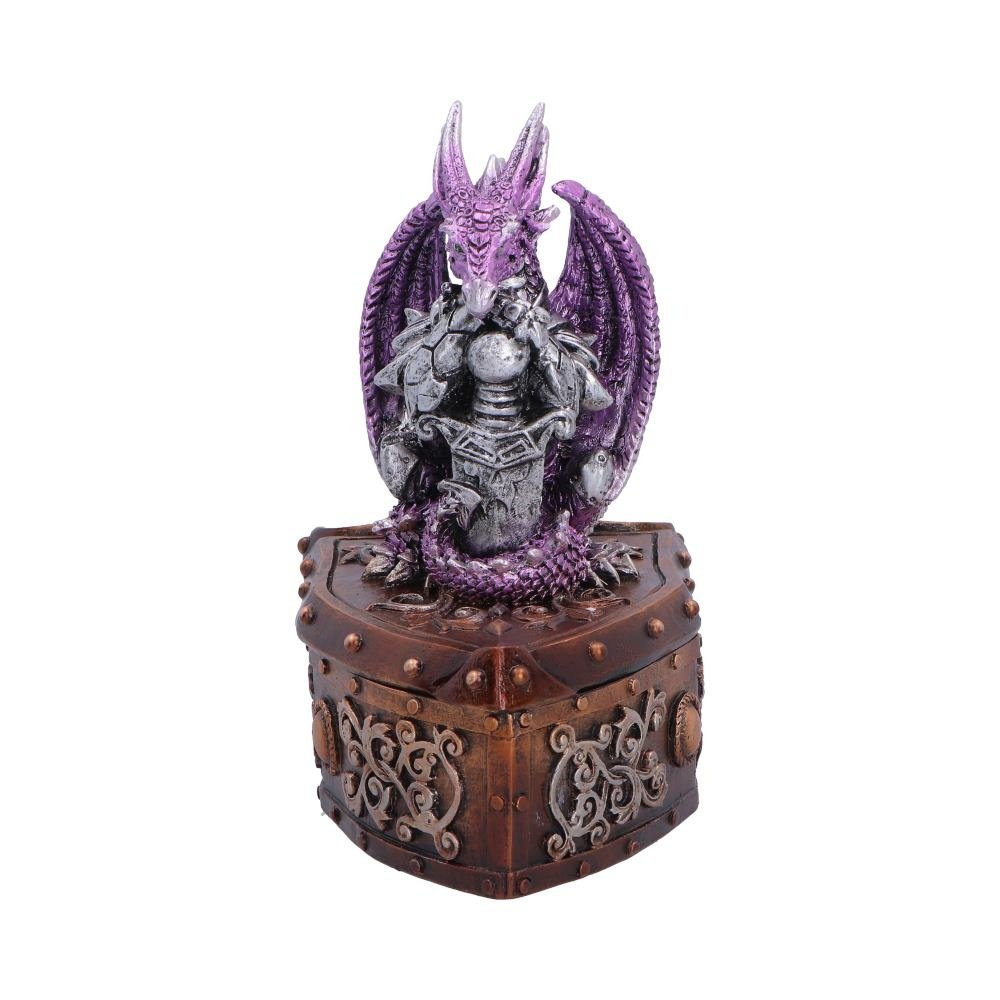 Nemesis Now - Hoard Protector Decorative box - Dragon - Purple